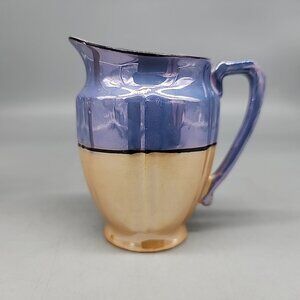 RKG Lusterware Mini Pitcher Creamer 3.5" Made in Czechoslovakia Porcelain